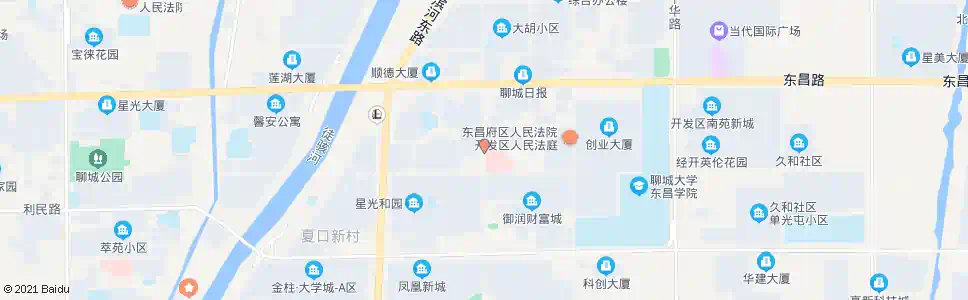 聊城脑科医院_公交站地图_聊城公交_妙搜公交查询2024