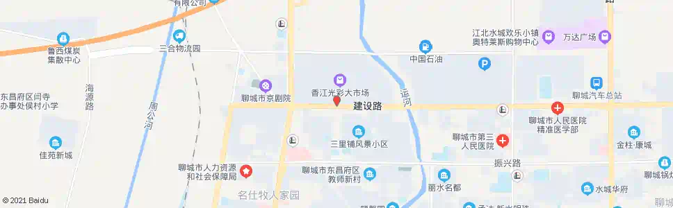 聊城市医院香江分院_公交站地图_聊城公交_妙搜公交查询2024