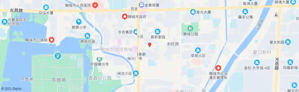 聊城刑警三中队(花园北路)_公交站地图_聊城公交_妙搜公交查询2024