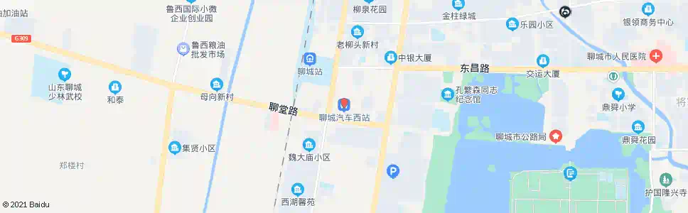 聊城兴华路运河西站_公交站地图_聊城公交_妙搜公交查询2024