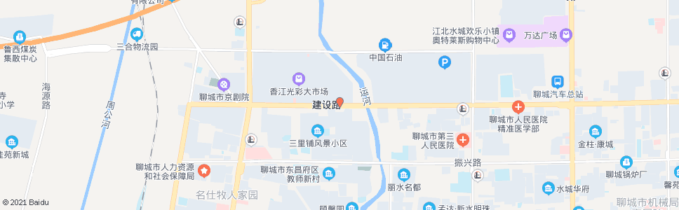 聊城香江电子区_公交站地图_聊城公交_妙搜公交查询2024