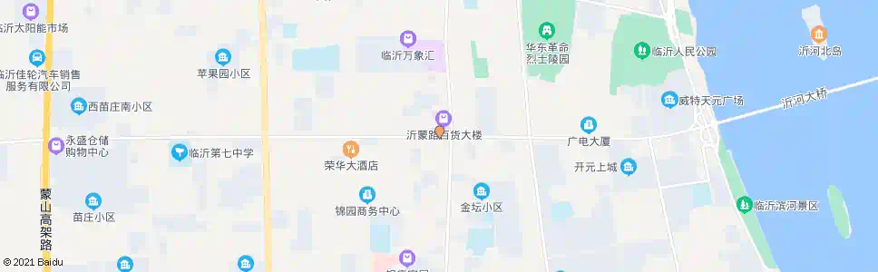 临沂沂蒙大楼_公交站地图_临沂公交_妙搜公交查询2024