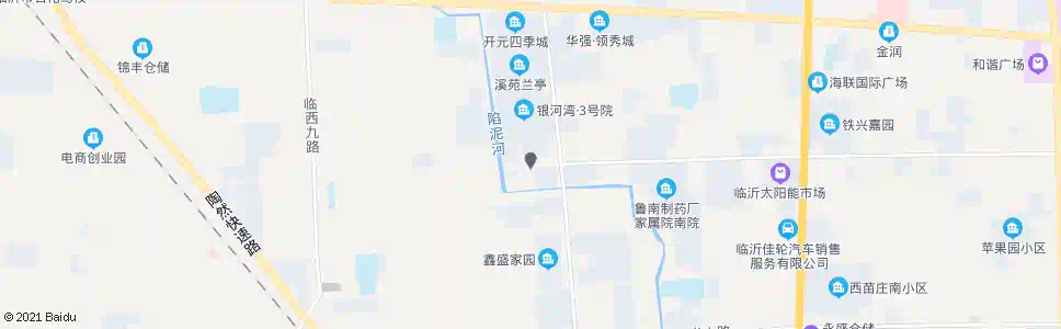 临沂银雀山水岸花园_公交站地图_临沂公交_妙搜公交查询2024