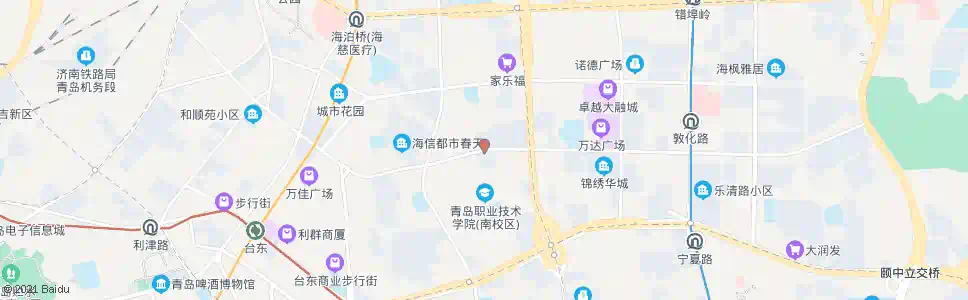 青岛金坛路北站_公交站地图_青岛公交_妙搜公交查询2024