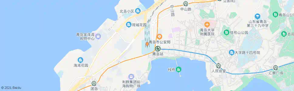 青岛彰化路南站_公交站地图_青岛公交_妙搜公交查询2024