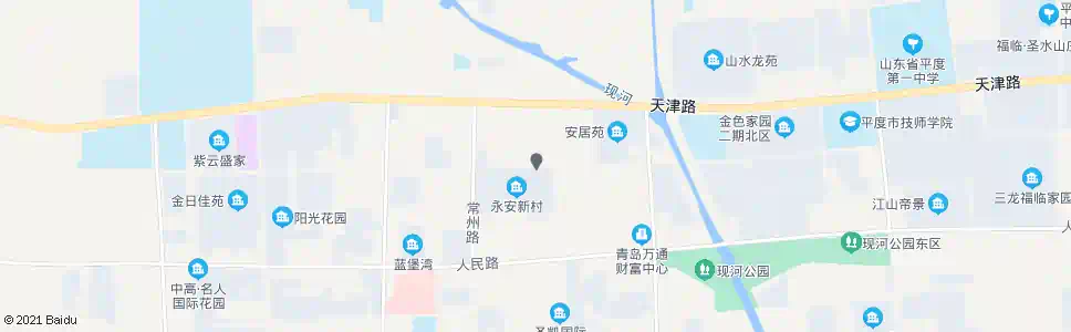 青岛永安新村_公交站地图_青岛公交_妙搜公交查询2024