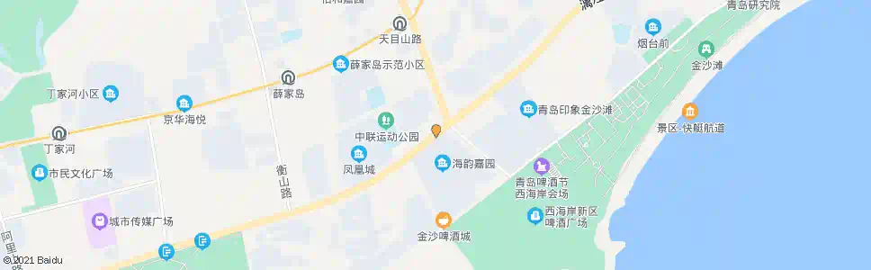 青岛海韵嘉园_公交站地图_青岛公交_妙搜公交查询2024