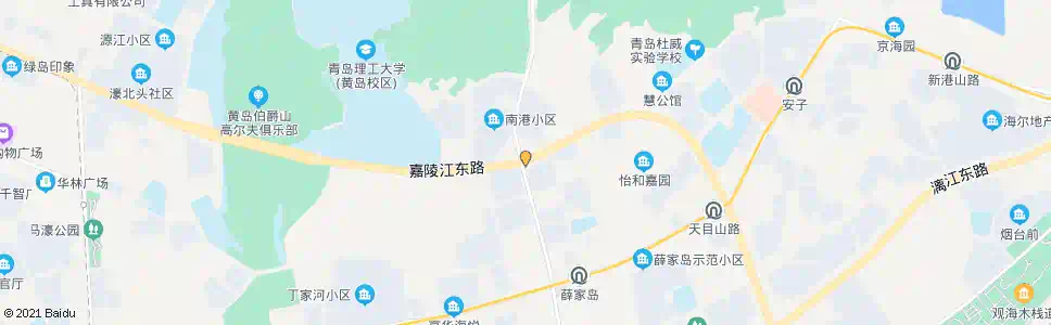 青岛船厂路北(嘉陵江东路)_公交站地图_青岛公交_妙搜公交查询2024