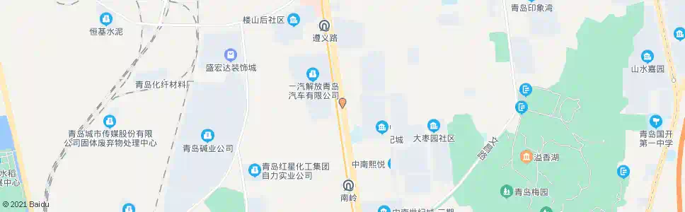 青岛枣园_公交站地图_青岛公交_妙搜公交查询2024