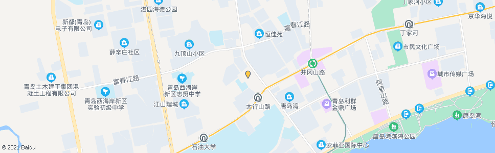 青岛开发区小学_公交站地图_青岛公交_妙搜公交查询2024