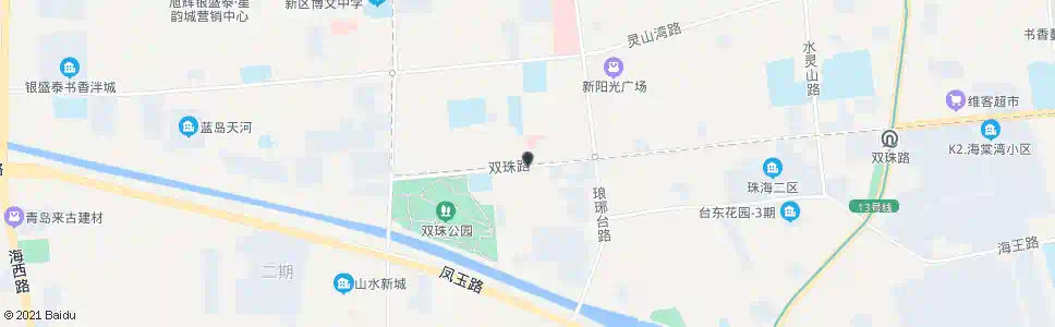 青岛新华路(珠海路)_公交站地图_青岛公交_妙搜公交查询2024