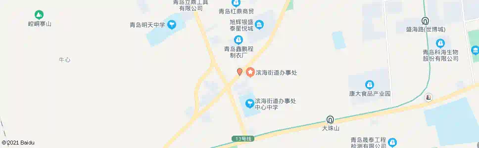 青岛滨海办事处_公交站地图_青岛公交_妙搜公交查询2024