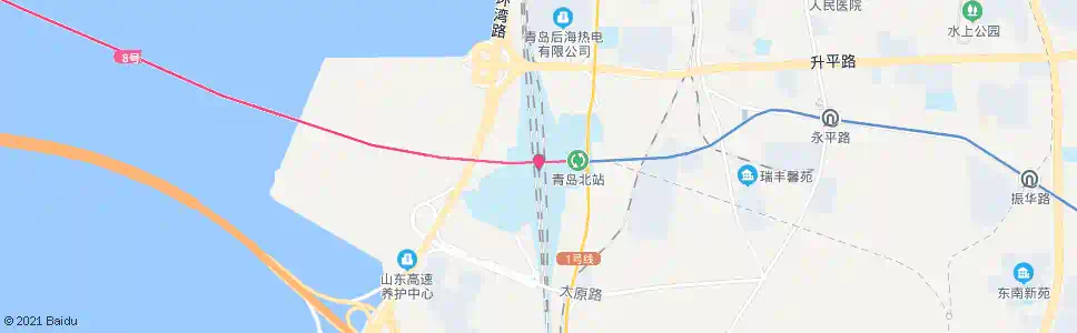 青岛北关工业园区三_公交站地图_青岛公交_妙搜公交查询2024