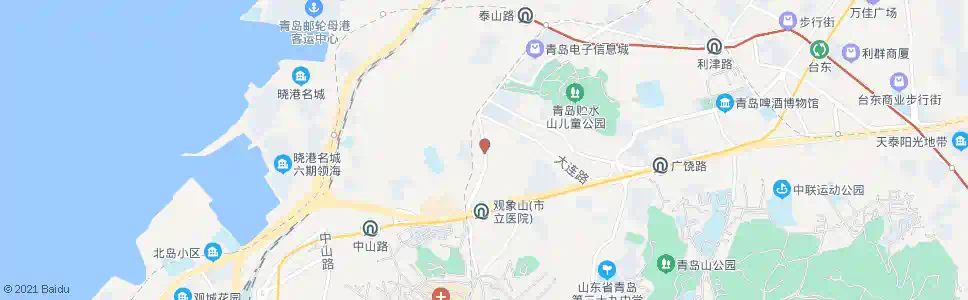 青岛承德路_公交站地图_青岛公交_妙搜公交查询2024