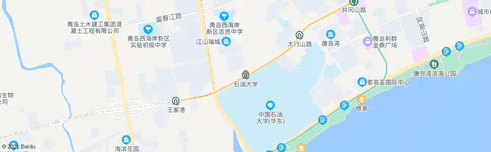 青岛石油大学_公交站地图_青岛公交_妙搜公交查询2024