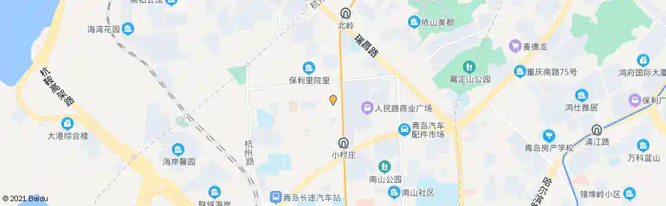 青岛人民路小学_公交站地图_青岛公交_妙搜公交查询2024