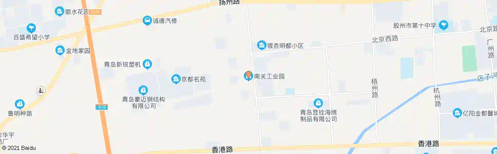 青岛南关工业园_公交站地图_青岛公交_妙搜公交查询2024