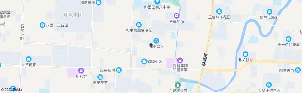 青岛和平二区_公交站地图_青岛公交_妙搜公交查询2024