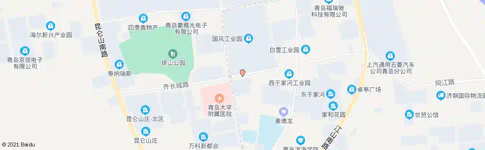 青岛齐长城路_公交站地图_青岛公交_妙搜公交查询2024