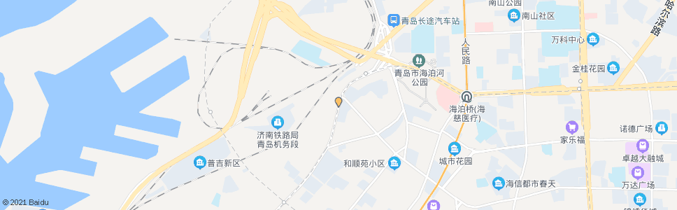青岛长春路_公交站地图_青岛公交_妙搜公交查询2024