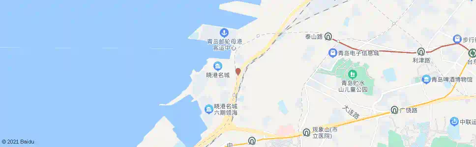 青岛新疆路小港二路_公交站地图_青岛公交_妙搜公交查询2024