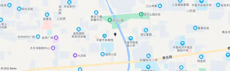 青岛金色现河_公交站地图_青岛公交_妙搜公交查询2024