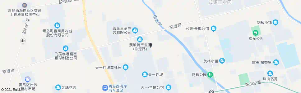 青岛临港路_公交站地图_青岛公交_妙搜公交查询2024