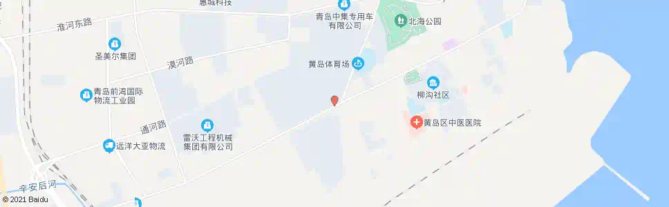 青岛中集集装箱公司_公交站地图_青岛公交_妙搜公交查询2024