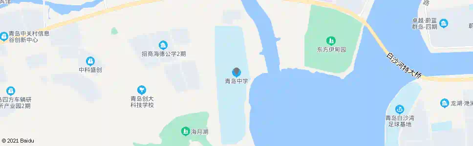 青岛开发区中学_公交站地图_青岛公交_妙搜公交查询2024