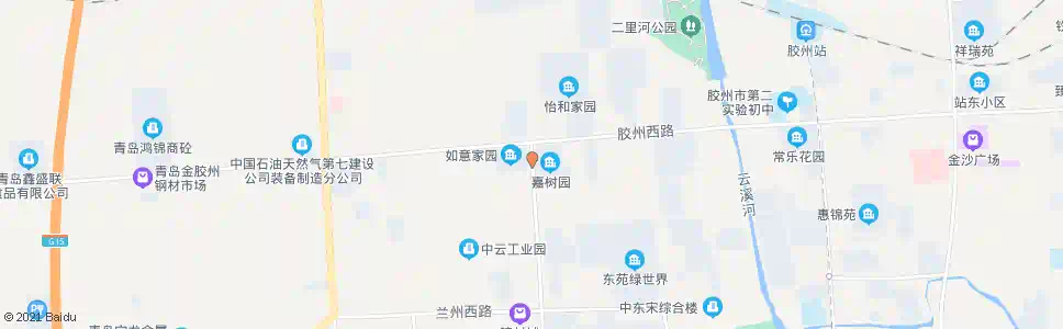 青岛嘉树园小区_公交站地图_青岛公交_妙搜公交查询2024