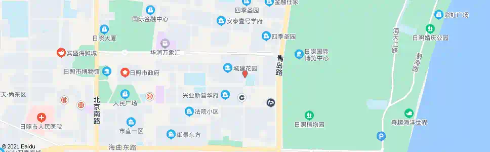 日照城建花园_公交站地图_日照公交_妙搜公交查询2024