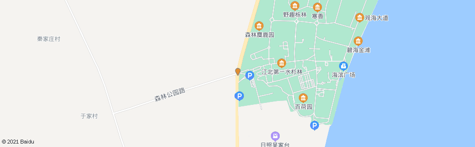 日照森林公园西门_公交站地图_日照公交_妙搜公交查询2024