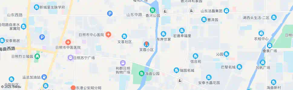 日照芙蓉小区_公交站地图_日照公交_妙搜公交查询2024