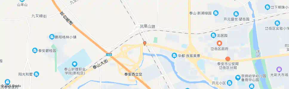 泰安西黄村_公交站地图_泰安公交_妙搜公交查询2024