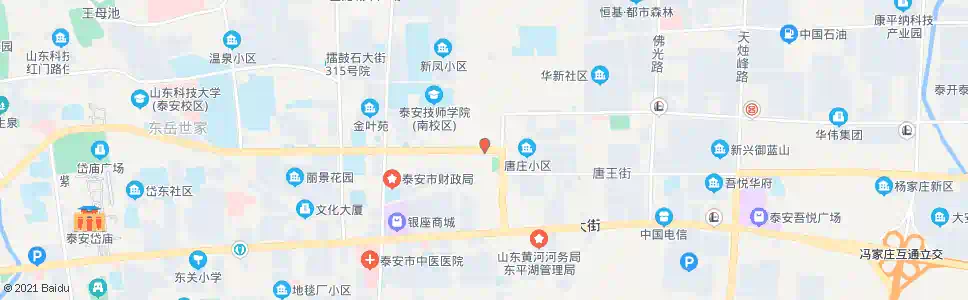 泰安凤台路口_公交站地图_泰安公交_妙搜公交查询2024