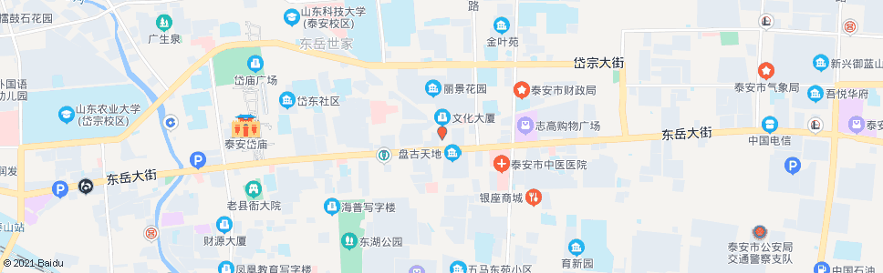泰安东关(爱耳眼科医院)_公交站地图_泰安公交_妙搜公交查询2024