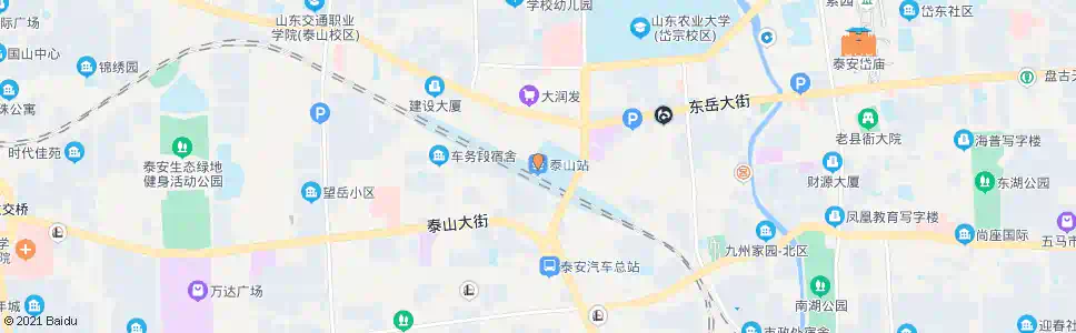 泰安泰山新区_公交站地图_泰安公交_妙搜公交查询2024