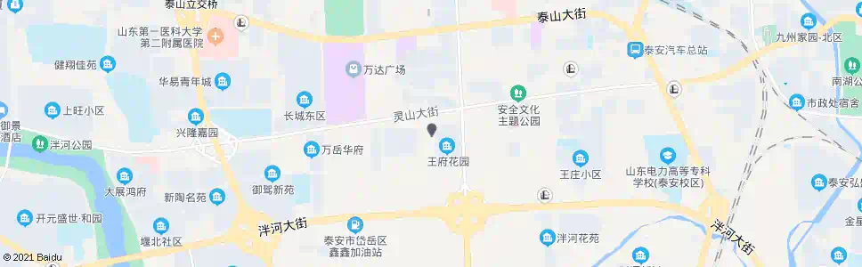 泰安老王府村_公交站地图_泰安公交_妙搜公交查询2024