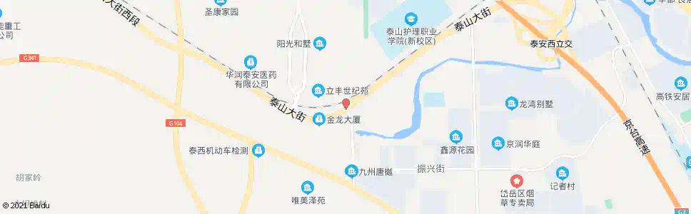 泰安泰安市救助站_公交站地图_泰安公交_妙搜公交查询2024