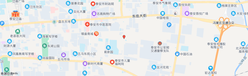 泰安东湖路路口_公交站地图_泰安公交_妙搜公交查询2024