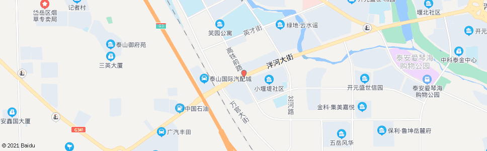 泰安六郎坟_公交站地图_泰安公交_妙搜公交查询2024
