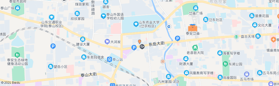 泰安青少年宫(火车站)_公交站地图_泰安公交_妙搜公交查询2024