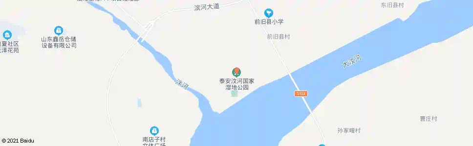 泰安汶河国家湿地公园_公交站地图_泰安公交_妙搜公交查询2024