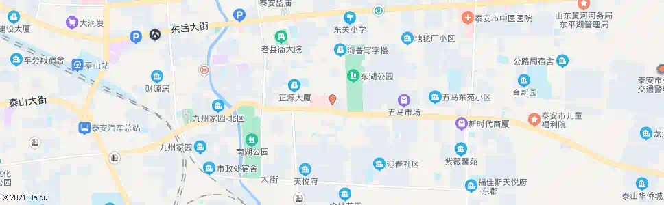 泰安口腔医院_公交站地图_泰安公交_妙搜公交查询2024