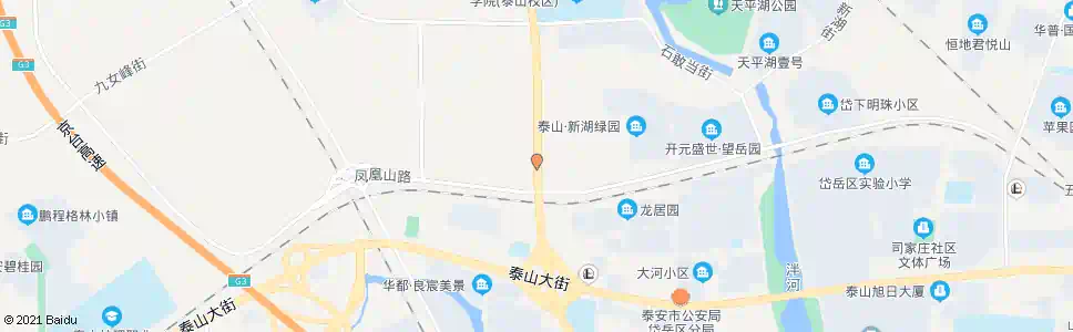 泰安旅游开发区管委会_公交站地图_泰安公交_妙搜公交查询2024