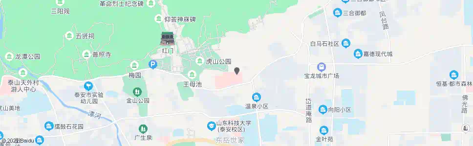 泰安八十八医院_公交站地图_泰安公交_妙搜公交查询2024