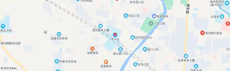 潍坊丰台_公交站地图_潍坊公交_妙搜公交查询2024