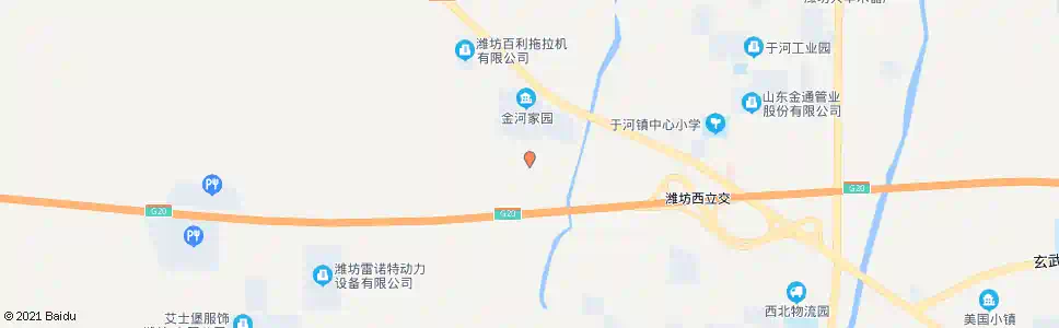 潍坊杏杭村_公交站地图_潍坊公交_妙搜公交查询2024