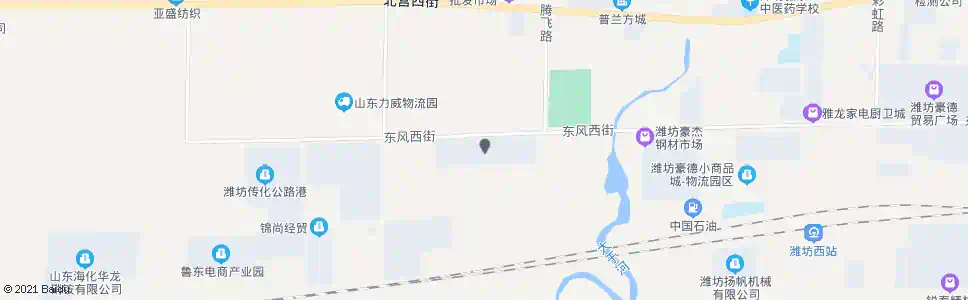 潍坊钢材市场_公交站地图_潍坊公交_妙搜公交查询2024