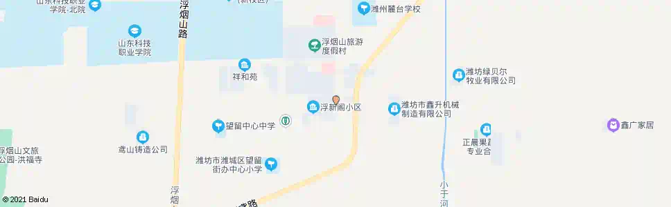 潍坊兴旺花园_公交站地图_潍坊公交_妙搜公交查询2024